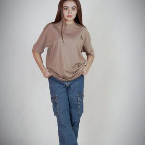 Premium beige Oversize Tees FOR GIRLS